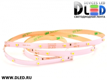   Светодиодная лента IP22 SMD 3528 (30 LED) 12V DC  Теплая белая