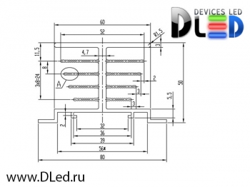   Радиатор охлаждения Dled Ice-04.2