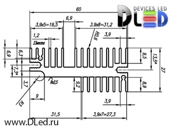   Радиатор охлаждения Dled Ice-35