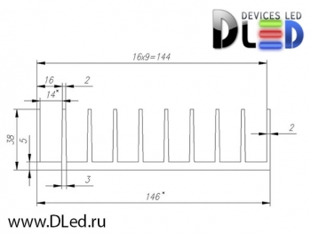   Радиатор охлаждения Dled Ice-41