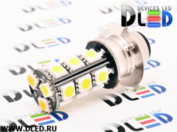   Автолампа светодиодная P15D-25-3 - 18 SMD 5050 Black (2шт.)