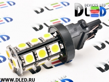   Автолампа светодиодная P27/7W - T25 - 3157 - 18 SMD 5050 Black (2шт.)