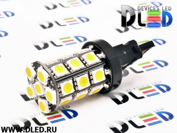   Автолампа светодиодная P27W - T25 - 3156 - 27 SMD 5050 Black  W2,5х16d (2шт.)