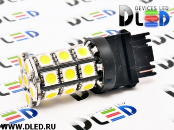   Автолампа светодиодная W21W - T20 - 7440 - W3x16d - 20 SMD 5050 Black (2шт.)