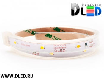   Влагозащищённая светодиодная лента SMD 2835 (30 LED) ip67 2Белый + Теплый белый