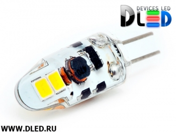   Светодиодная лампа G4 - 4 SMD2835 2W Холодный белый