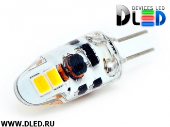   Светодиодная лампа G4 - 4 SMD2835 2W Теплый белый