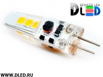   Светодиодная лампа G4 - 6 SMD2835 3W Теплый белый