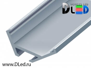   Алюминиевый профиль угловой для светодиодной ленты 16 x 16мм (Эконом)