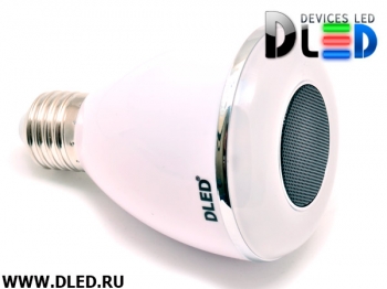   Светодиодная музыкальная лампа E27 Dled Bluetooth Smart LED-1 (RGB+Белый)