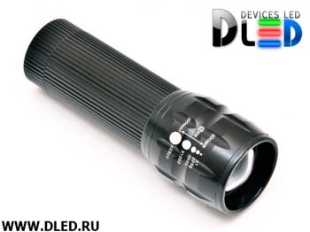   Светодиодный фонарик DLed Q6 Black