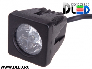   Фара рабочего освещения 1 led CREE Dled 10W Flood Ближний свет (Точечный)