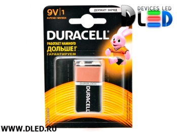   Щелочной элемент питания DURACELL 9V 6LP3146