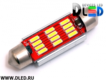   Автолампа светодиодная C5W FEST 39 мм - 12 SMD 4014 (2шт.)