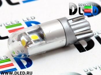   Автолампа светодиодная T10 - W5W - 3W 3 SMD 3030 (2шт.)