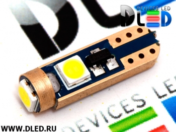   Автолампа светодиодная T5 - 3 SMD 3030 (2шт.)