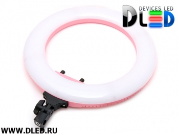   Светодиодное кольцо для фото/видео съемки Dled Ring Light Pink