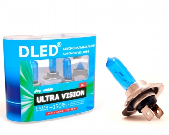   Автомобильная лампа H7 4300K DLED "Ultra Vision"