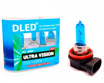   Автомобильная лампа H11 6500K DLED "Ultra Vision"