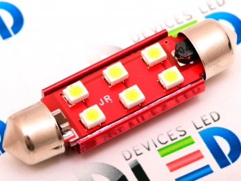   Автолампа светодиодная C5W FEST 41 мм - 6 SMD 3528 Белый (2шт.)