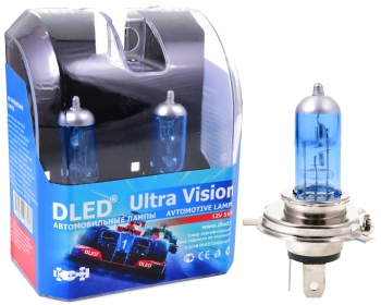   Автомобильная лампа H4 8000K DLED "Ultra Vision"