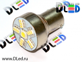   Автолампа светодиодная 1157 - P21/5W - S25 - BAY15d - SMD 5050 + 1210 (2шт.)