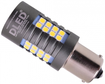   Автолампа светодиодная DLED 1156 - P21W - S25 - BA15s SMD 3030 21W c обманкой (1шт.)