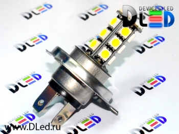   Автолампа светодиодная H4 - 18 SMD 5050 Black (2шт.)